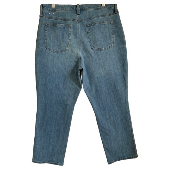 NWOT TALBOTS Womens' Atlas Wash Modern Ankle High Rise Jeans Size 14 Petite - Picture 5 of 7